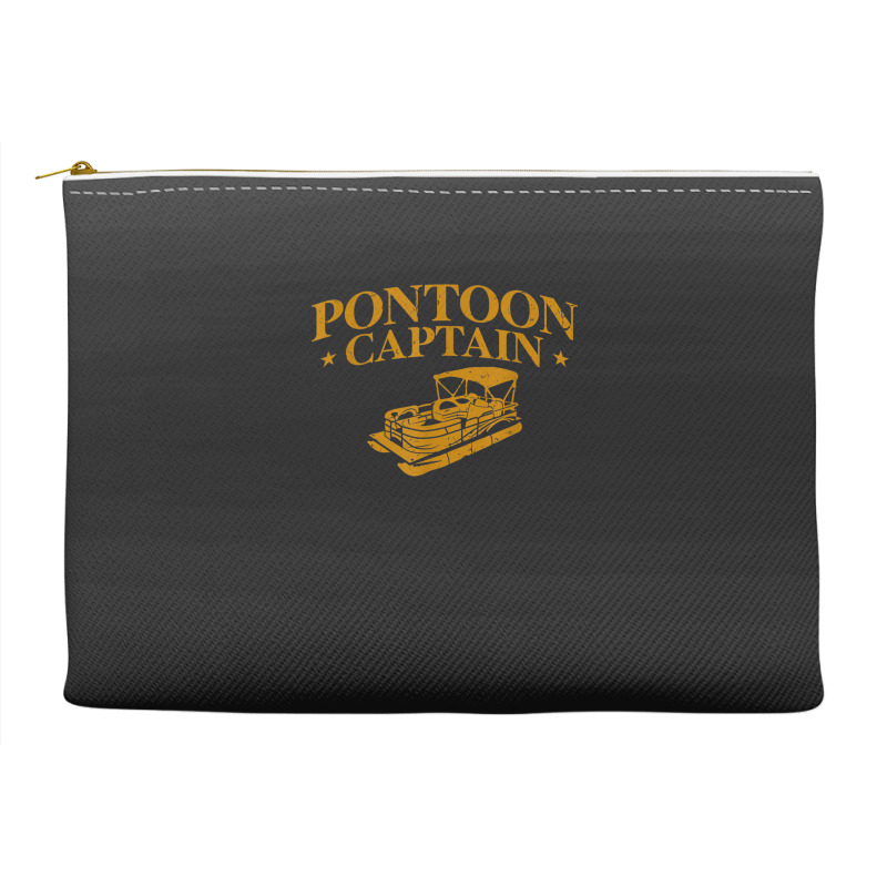 Pontoon Boat Captain Lake Lover Pontoon Captain Accessory Pouches | Artistshot