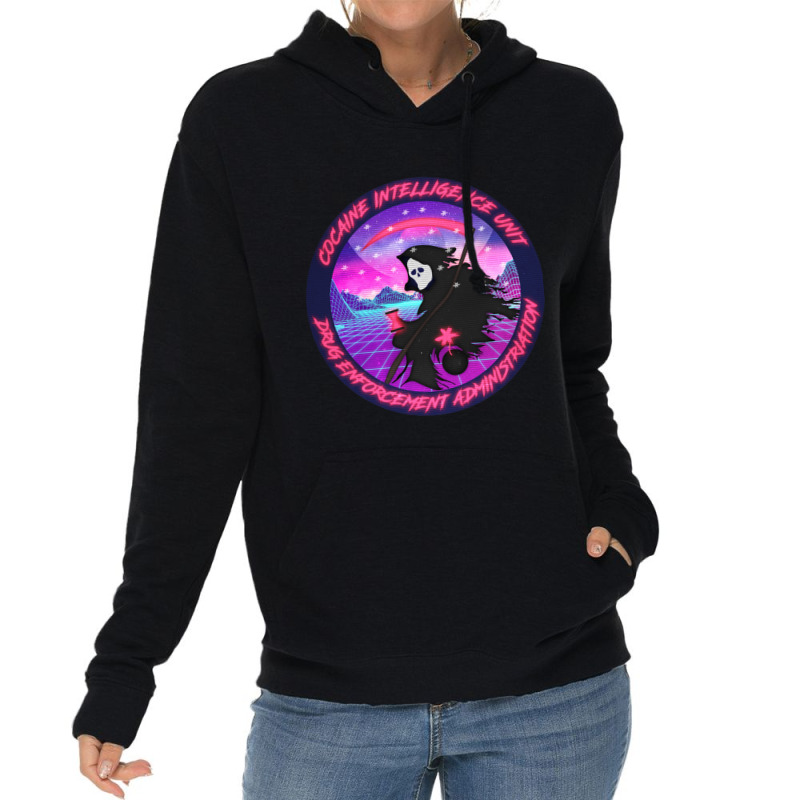 Vaporwave Chapo Trap House Cocaine Intelligence Unit Lightweight Hoodie | Artistshot