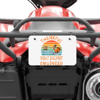 Product Development Engineer Job Funny Thanksgiving T Shirt Atv License Plate | Artistshot