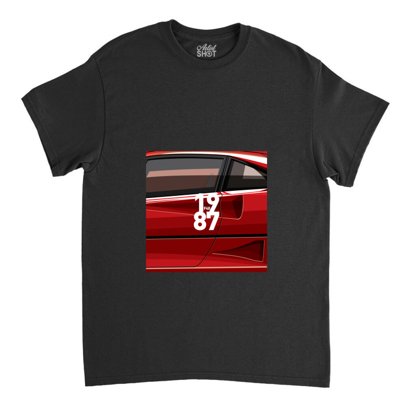 F40 Production 1987 Classic T-shirt | Artistshot