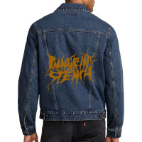 Music Drummer Vocals Humor Paradise Lost     Vintage Men Denim Jacket | Artistshot