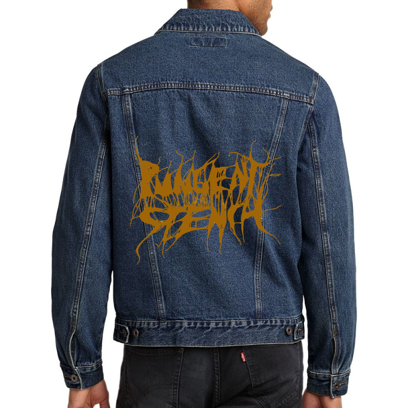 Music Drummer Vocals Humor Paradise Lost     Vintage Men Denim Jacket by cm-arts | Artistshot