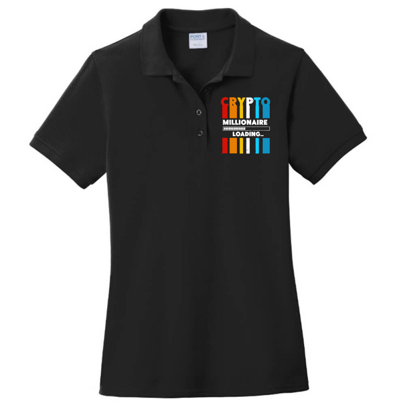 Bitcoin Crypto Ladies Polo Shirt by Beach Boy | Artistshot