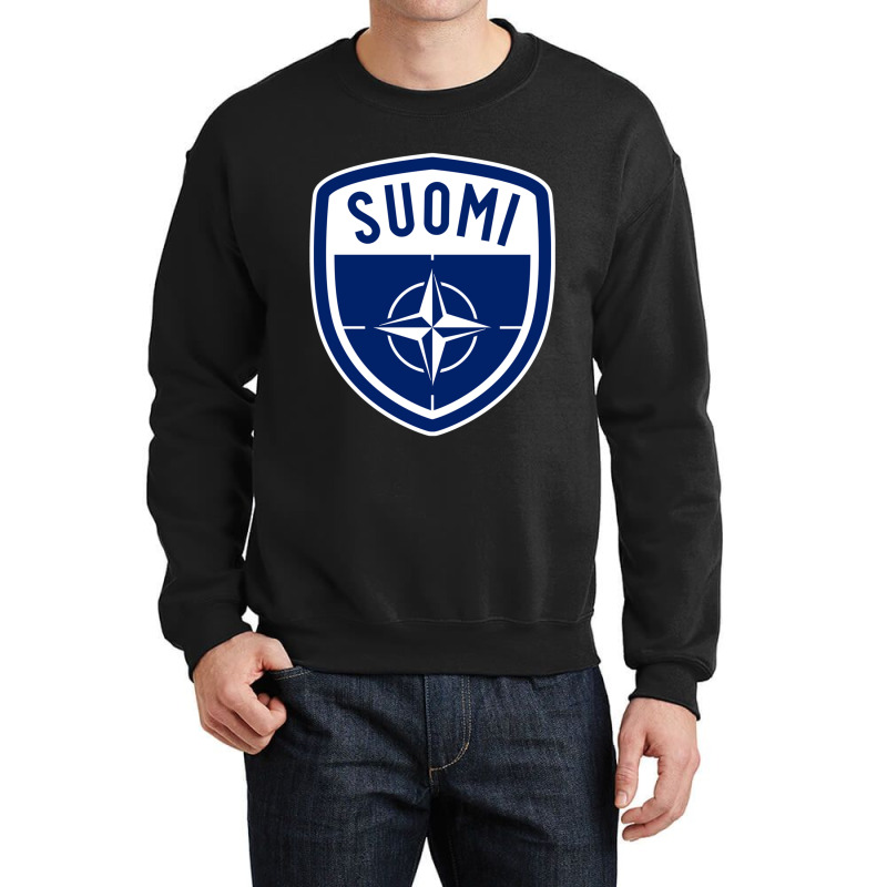 Nato Otan Suomi Finalnd Badge Crewneck Sweatshirt by cm-arts | Artistshot