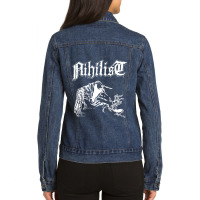 Nihilist Ladies Denim Jacket | Artistshot