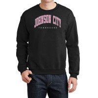 Johnson City Tennessee Tn Varsity Style Pink Text Premium T Shirt Crewneck Sweatshirt | Artistshot