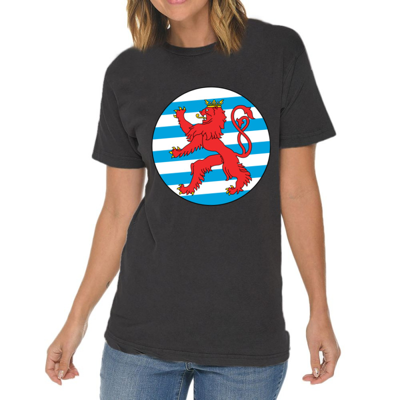 Luxembourg  Roundel Vintage T-Shirt by cm-arts | Artistshot