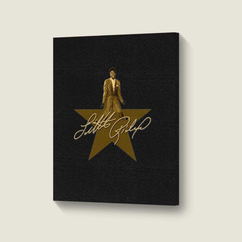 Little Richard A Twinkle Star Portrait Canvas Print | Artistshot