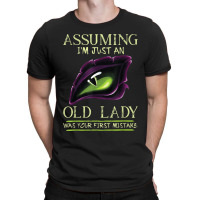 Assuming I'm Just An Old Lady Was Your First Mistake Dragon T-shirt | Artistshot