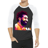 Mohamed Salah Liverpool Fcmohamed Salah By Primera Galery Classic 3/4 Sleeve Shirt | Artistshot