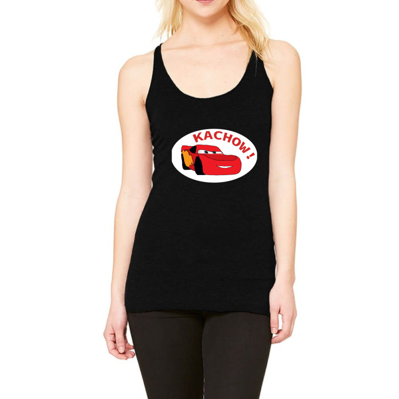 Kachow!  Lightning Mcqueen Meme Design Racerback Tank by cm-arts | Artistshot