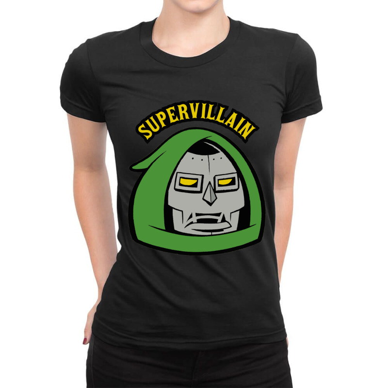 Supervillain  Active Ladies Fitted T-Shirt by cm-arts | Artistshot