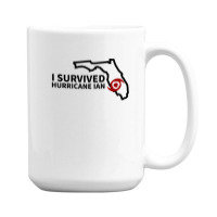 Hurricane Ian I Survived Hurricane Ian 15 Oz Coffee Mug | Artistshot