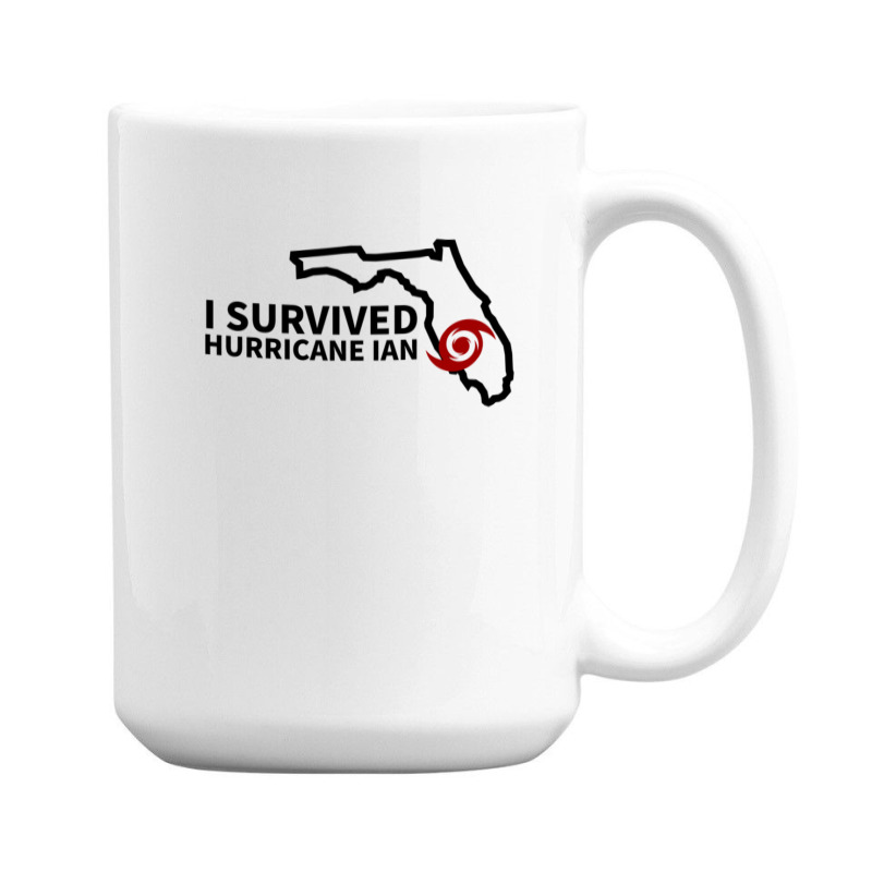 Hurricane Ian I Survived Hurricane Ian 15 Oz Coffee Mug by cm-arts | Artistshot