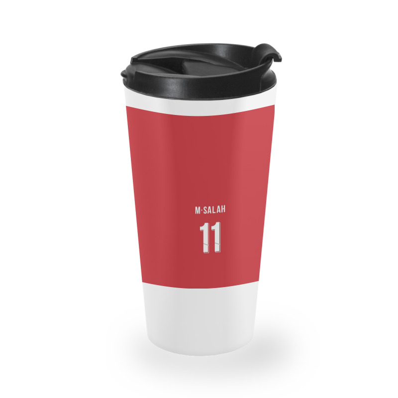 Mohammed Salah Liverpool 202122 Home Kit Graphic Travel Mug | Artistshot