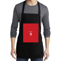 Mohammed Salah Liverpool 202122 Home Kit Graphic Medium-length Apron | Artistshot