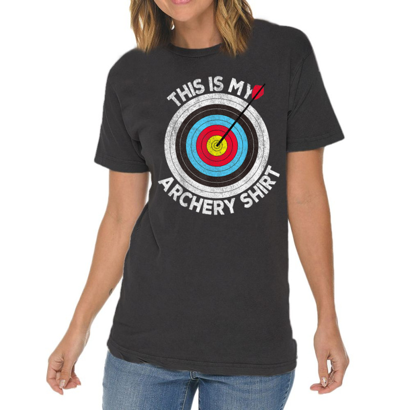 This Is My Archery  Archer Target Bow Shooting Vintage Vintage T-shirt | Artistshot