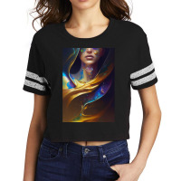 Woman Portrait Scorecard Crop Tee | Artistshot