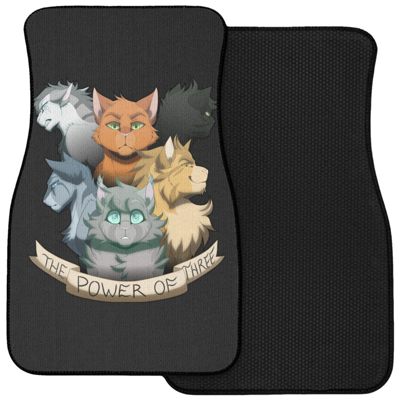 The Power Of Three Design Front Car Mat | Artistshot