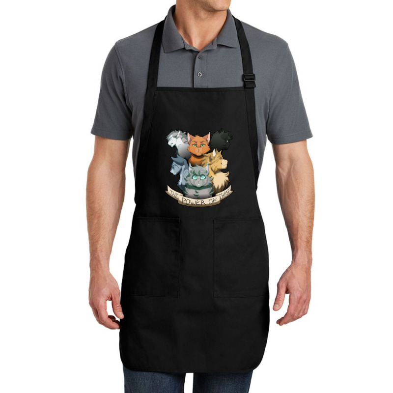 The Power Of Three Design Full-length Apron | Artistshot