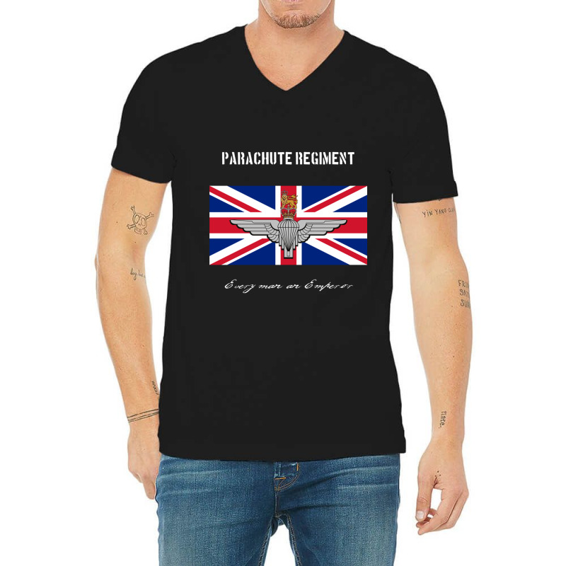 Parachute Regiment (uk) Every Man An Emperor V-Neck Tee by cm-arts | Artistshot