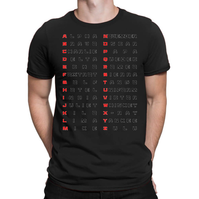 Phonetic Alphabet T-shirt | Artistshot