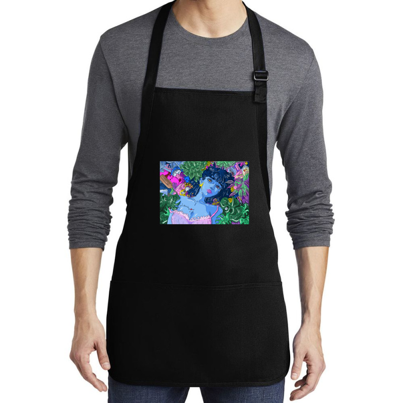 Perfect Blue Misa Illustration Medium-length Apron | Artistshot