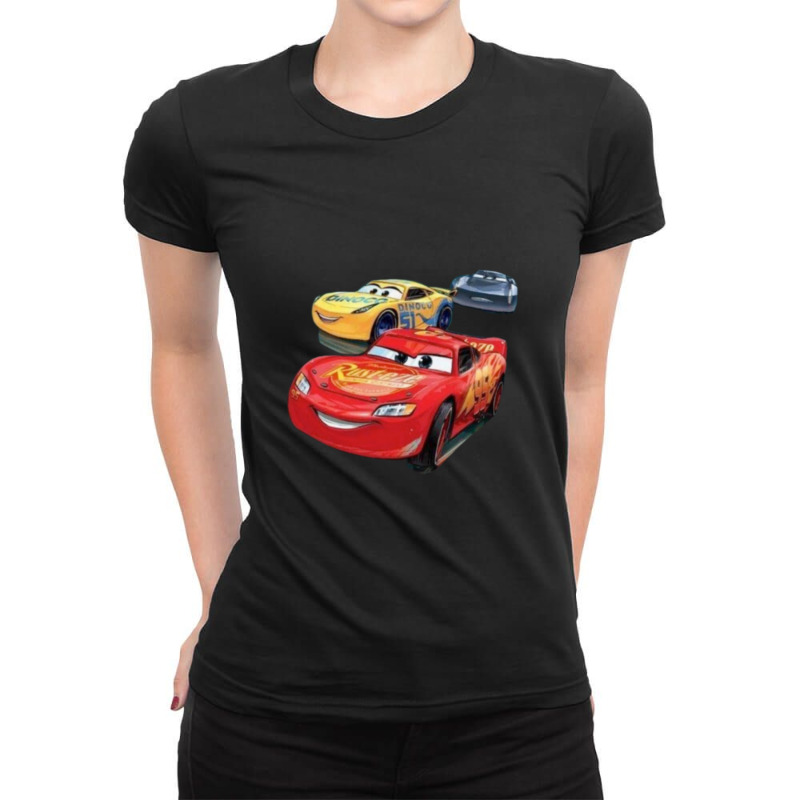 Mcqueen And Ventilators Ladies Fitted T-Shirt by cm-arts | Artistshot