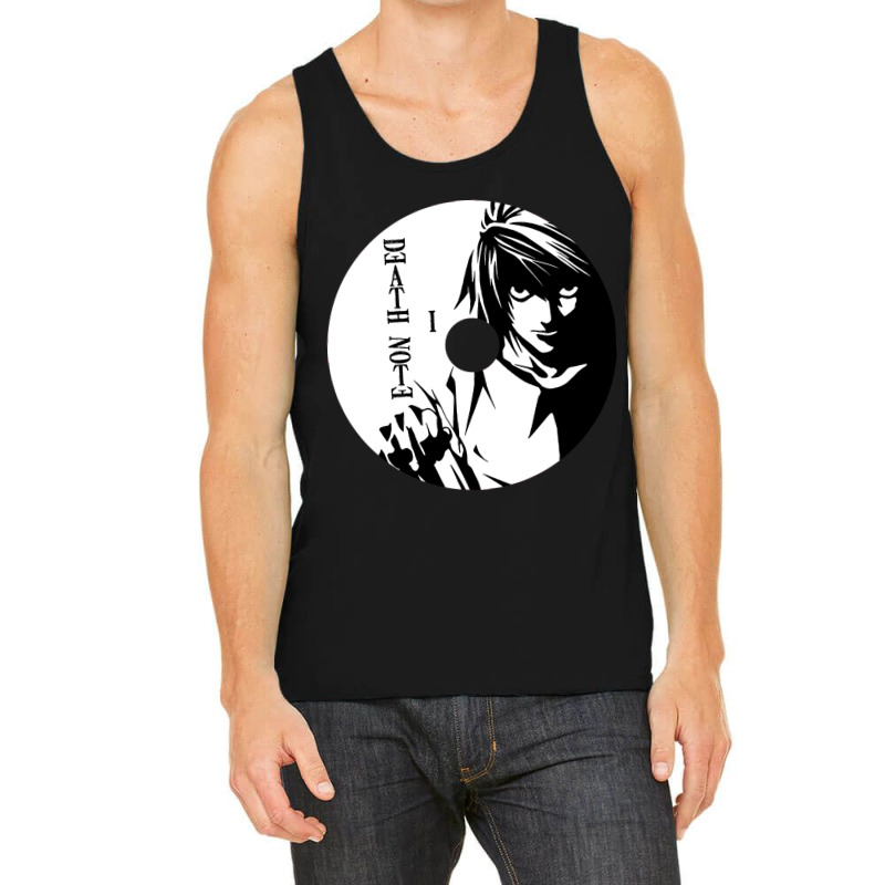 Note Lawliet Vintage Shilluet Tank Top by MikeKCortez | Artistshot