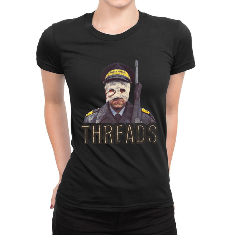 Threads Retro Cult Apocalyptic Drama Film Ladies Fitted T-Shirt by ByronGFaulkner | Artistshot