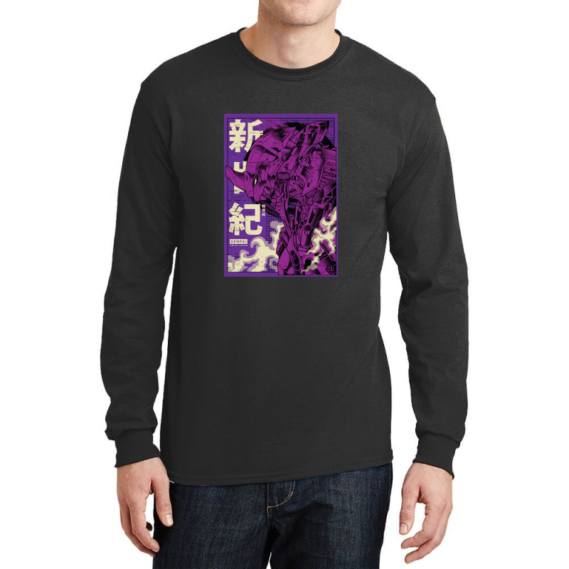 Evaangel Retro 01 Illustration Long Sleeve Shirts by MikeKCortez | Artistshot