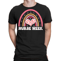 Womens Nurse Week Rainbow Heart Neonatal Nurse T Shirt T-shirt | Artistshot