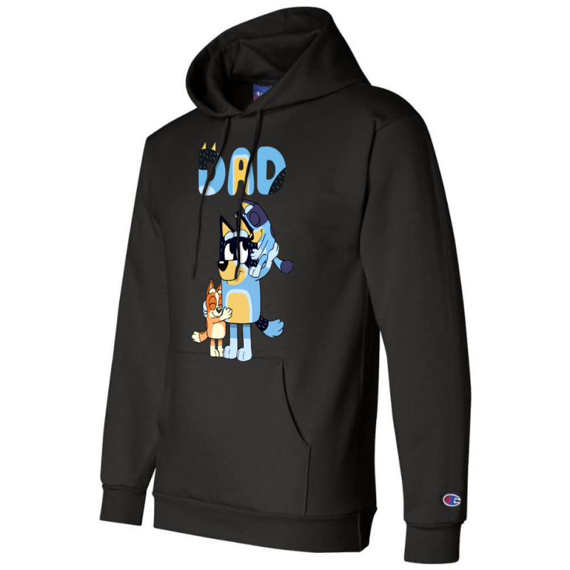 S Dad Playing Son And Daughter Champion Hoodie | Artistshot