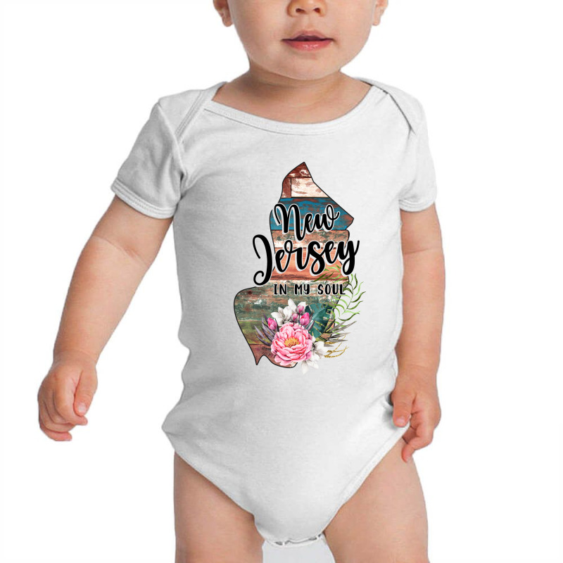 New Jersey In My Soul Baby Bodysuit | Artistshot