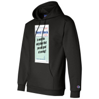 Guest Check - Is Work The Only Place That You Are Good At Serving Champion Hoodie | Artistshot