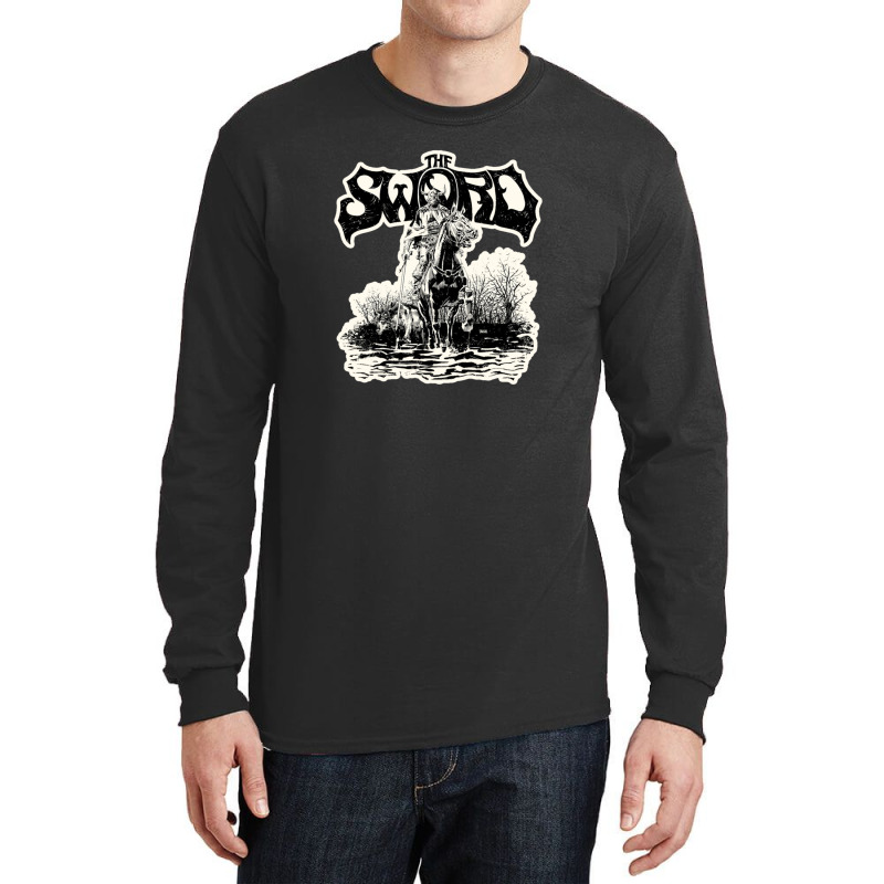 Horse Knight With White Wolf Long Sleeve Shirts by cm-arts | Artistshot