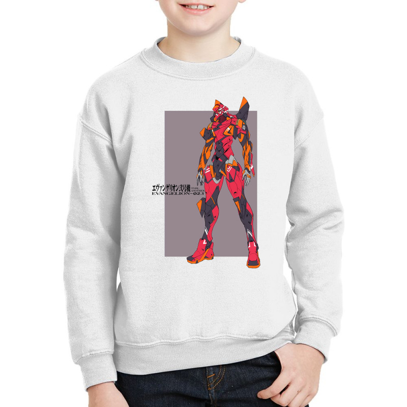 Neon Genesis Evangelion Anime Eva Unit 02 Youth Sweatshirt by MikeKCortez | Artistshot