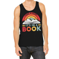 Take A Look It's In A Book Reading Vintage Retro Rainbow T Shirt Tank Top | Artistshot