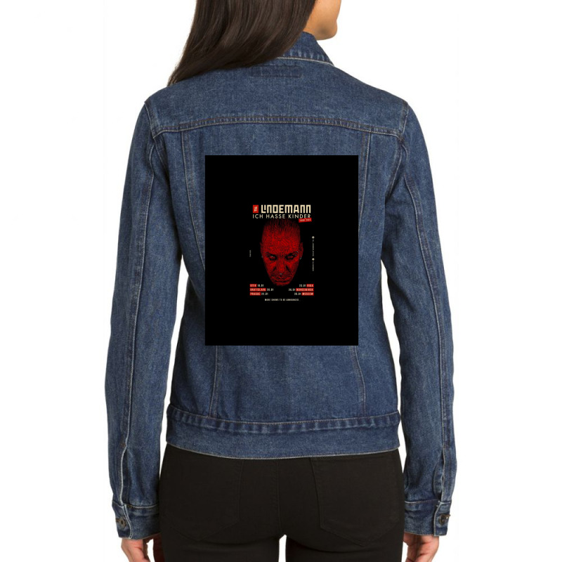 Lindemann Is Music Rock  Collection Music Graphic Ladies Denim Jacket by cm-arts | Artistshot