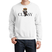 Tee Bear Doll In Suit Sitting On Classy Cartoon Animal T Shirt Crewneck Sweatshirt | Artistshot