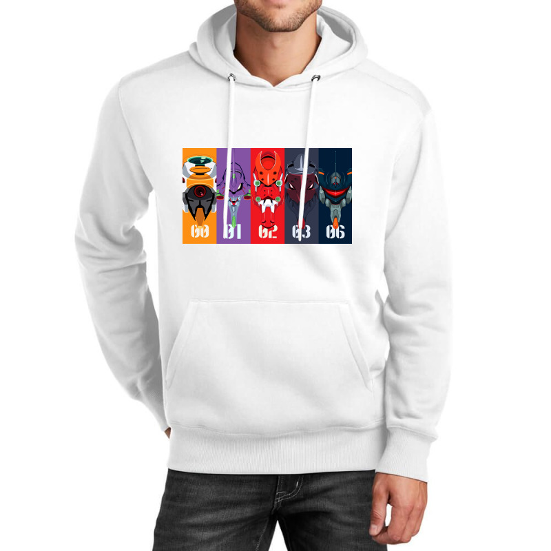 Unit Robot Evangel Neon Genesis Unisex Hoodie by MikeKCortez | Artistshot