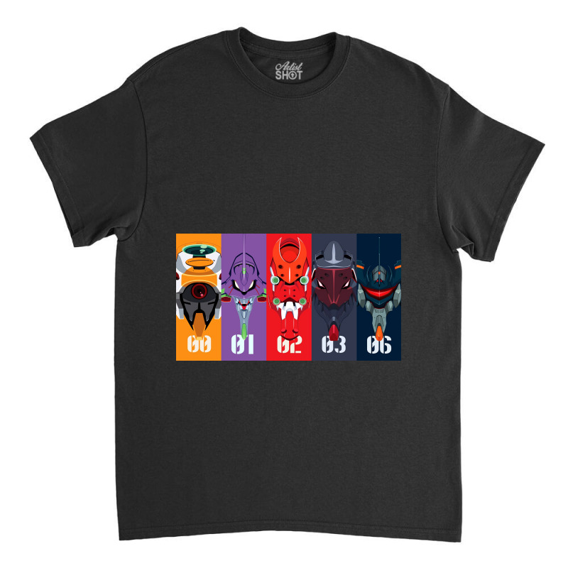 Unit Robot Evangel Neon Genesis Classic T-shirt by MikeKCortez | Artistshot