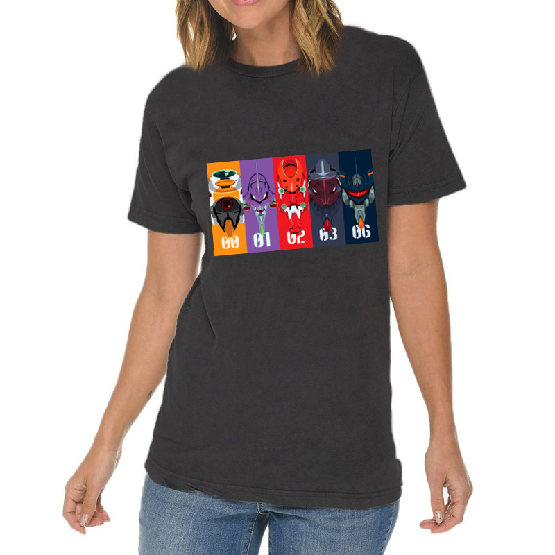 Unit Robot Evangel Neon Genesis Vintage T-Shirt by MikeKCortez | Artistshot