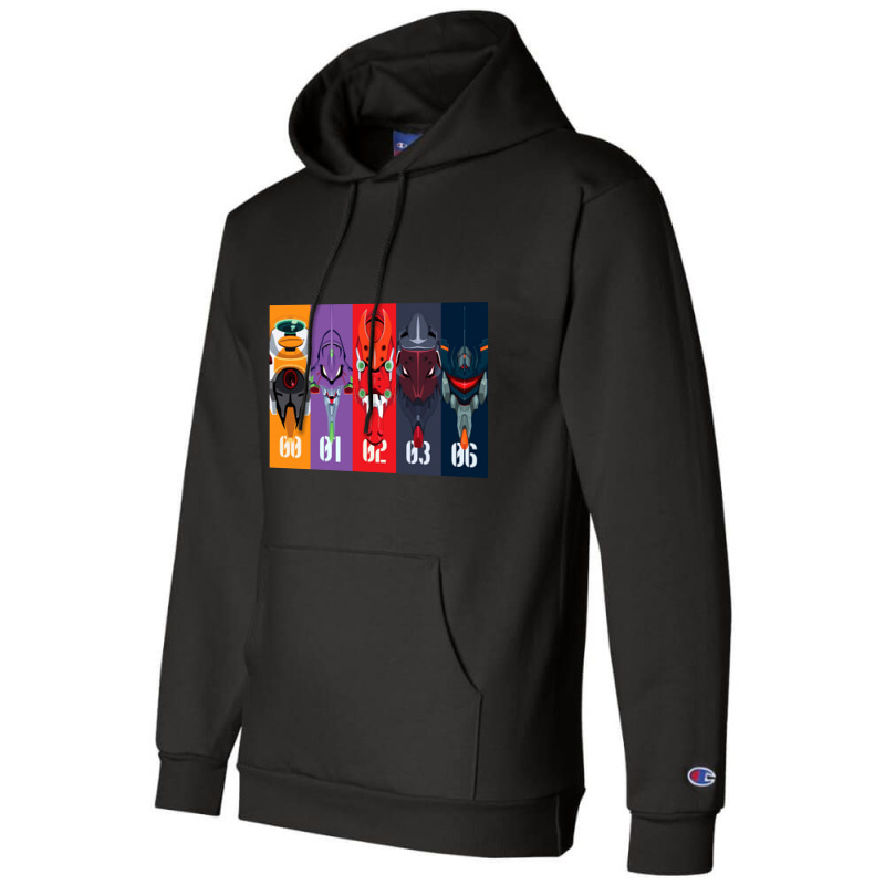 Unit Robot Evangel Neon Genesis Champion Hoodie by MikeKCortez | Artistshot