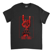 Rock ' Roll Devil's Salute Rocker Concert Classic T-shirt | Artistshot