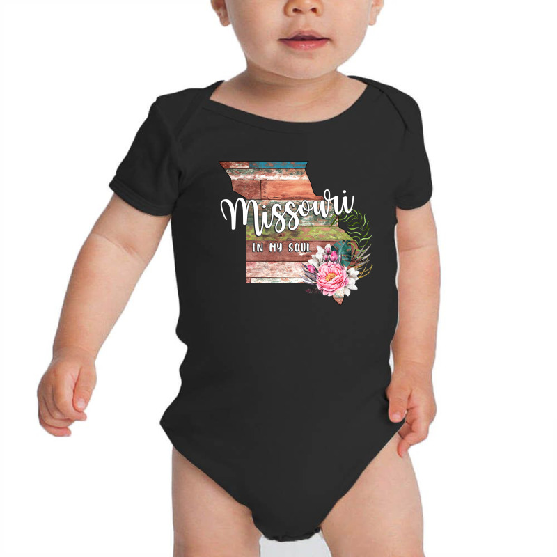 Missouri In My Soul Baby Bodysuit | Artistshot