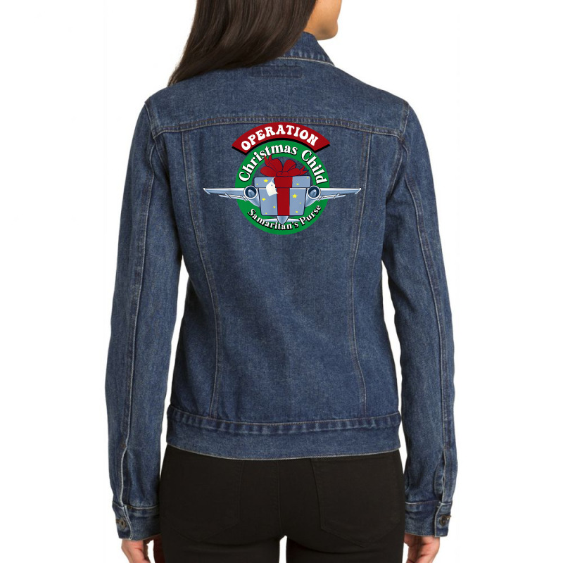 Samaritan's Purse Operation Christmas Child Funny T Shirt Ladies Denim Jacket by cm-arts | Artistshot