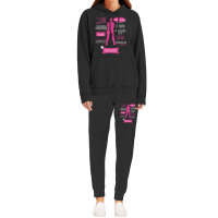 Stargate Sg1  Sam Quotes (pinkwhite Design) Fitted Hoodie & Jogger Set | Artistshot