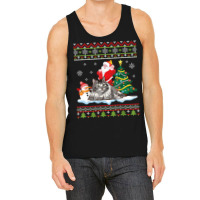 Santa Riding Siberian Cat Noel Tree Presents Merry Christmas T Shirt Tank Top | Artistshot