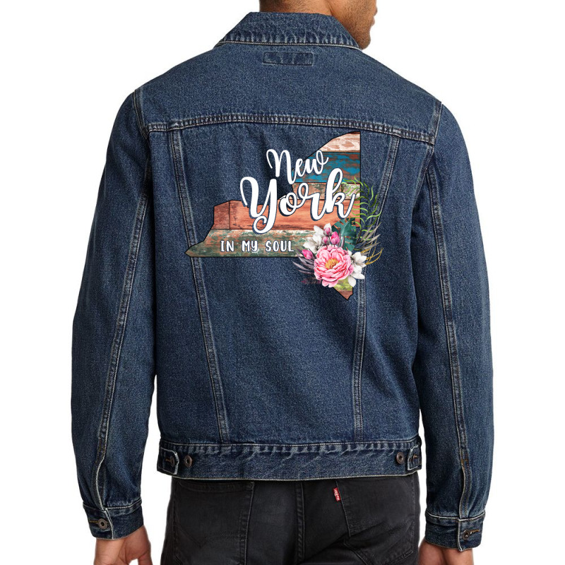 New York In My Soul Men Denim Jacket | Artistshot